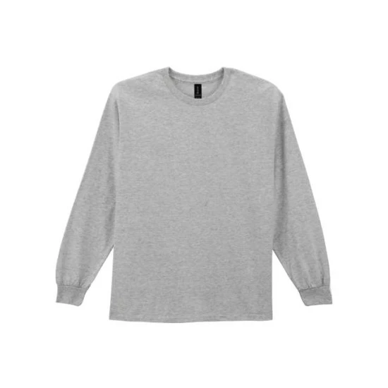 Bluza groasa cu maneca lunga, 203g/m2 gri