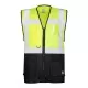 Vesta reflectorizanta cu plasa mesh respirabila, galben/negru Vesta reflectorizanta cu plasa mesh respirabila, galben/negru