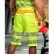 Pantaloni scurti HiVis tercot 290 g/mp, galben cu portocaliu Pantaloni scurti HiVis tercot 290 g/mp, galben cu portocaliu