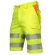 Pantaloni scurti HiVis tercot 290 g/mp, galben cu portocaliu Pantaloni scurti HiVis tercot 290 g/mp, galben cu portocaliu