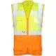 Vesta reflectorizanta cu plasa mesh respirabila, galben/portocaliu Vesta reflectorizanta cu plasa mesh respirabila, galben/portocaliu