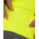 Vesta reflectorizanta cu plasa mesh respirabila, galben/portocaliu Vesta reflectorizanta cu plasa mesh respirabila, galben/portocaliu