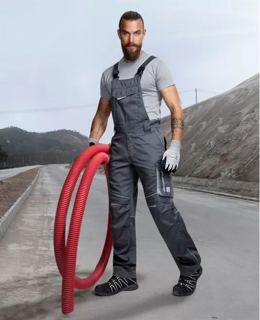 Salopeta de vara cu pieptar, calitate excelenta, tercot 200g/m2, Summer, Gri-inchis Salopeta de vara cu pieptar, calitate excelenta, tercot 200g/m2, Summer, Gri-inchis