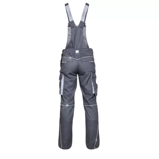 Salopeta de vara cu pieptar, calitate excelenta, tercot 200g/m2, Summer, Gri-inchis