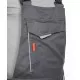 Salopeta de vara cu pieptar, calitate excelenta, tercot 200g/m2, Summer, Gri-inchis