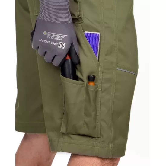 Pantaloni scurti de lucru, calitate excelenta, tercot 200g/m2, Summer, Kaki Pantaloni scurti de lucru, calitate excelenta, tercot 200g/m2, Summer, Kaki