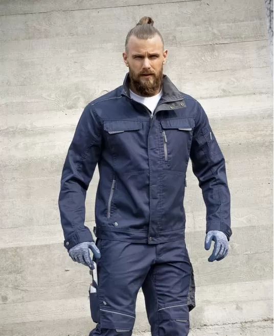 Jacheta de lucru vara calitate excelenta, tercot 200g/m2, Summer, Bleumarin Jacheta de lucru vara calitate excelenta, tercot 200g/m2, Summer, Bleumarin