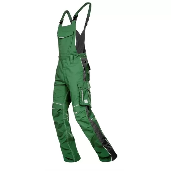 Salopeta cu pieptar premium, Urban Plus stretch, tercot 270 g/mp, verde Salopeta cu pieptar premium, Urban Plus stretch, tercot 270 g/mp, verde
