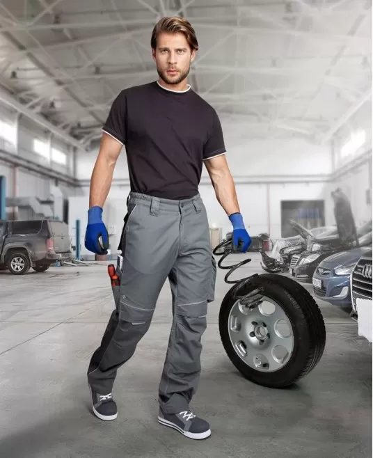 Pantaloni de lucru Urban Plus, tercot 270 g/mp, gri