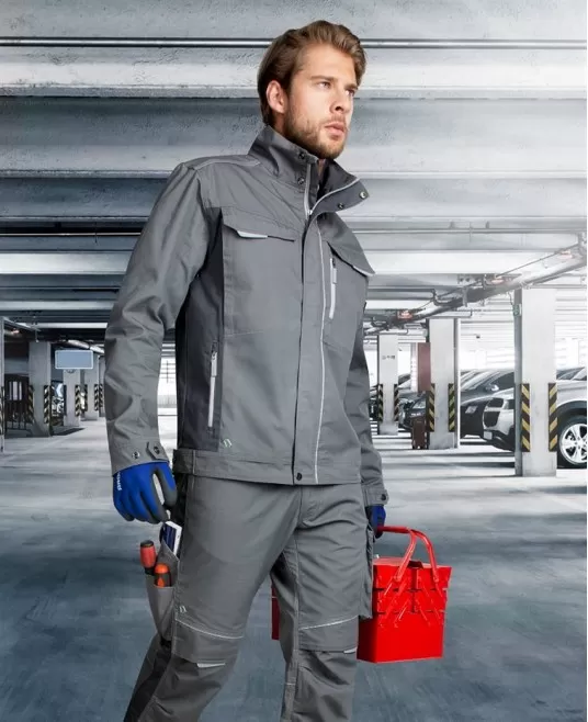 Jacheta de lucru premium Urban Plus stretch, tercot 270 g/mp, Gri