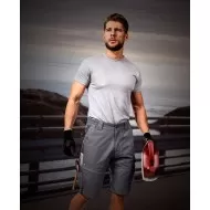 Pantaloni scurti premium Urban Plus, tercot, 270g/mp, gri