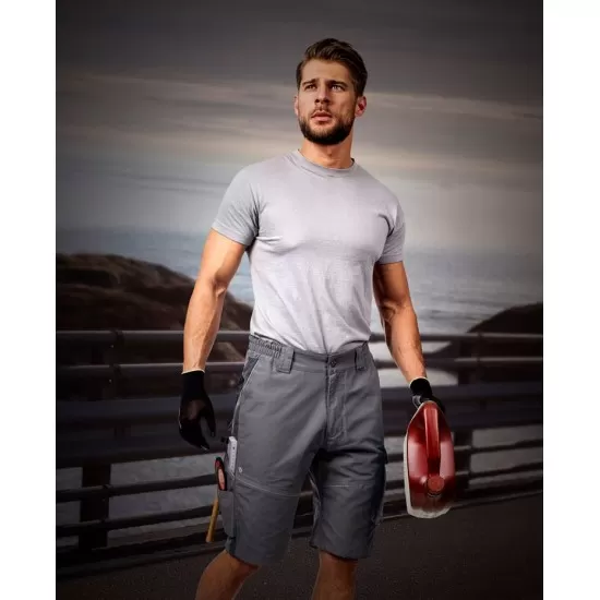 Pantaloni scurti premium Urban Plus, tercot, 270g/mp, gri Pantaloni scurti premium Urban Plus, tercot, 270g/mp, gri