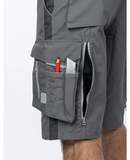 Pantaloni scurti premium Urban Plus, tercot, 270g/mp, gri Pantaloni scurti premium Urban Plus, tercot, 270g/mp, gri