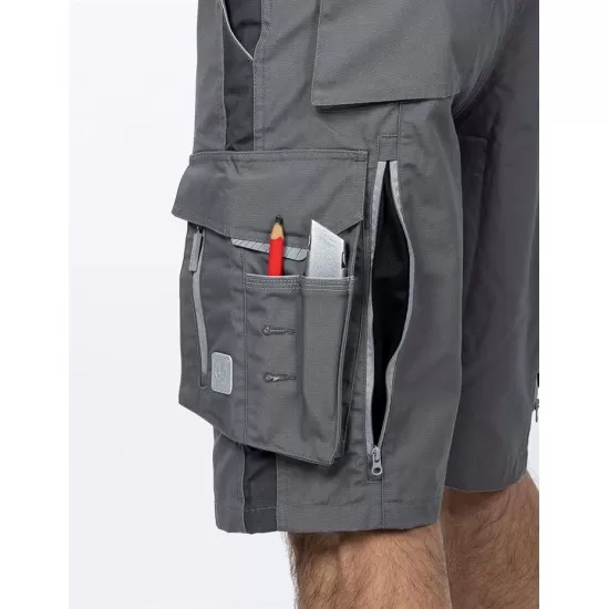 Pantaloni scurti premium Urban Plus, tercot, 270g/mp, gri Pantaloni scurti premium Urban Plus, tercot, 270g/mp, gri