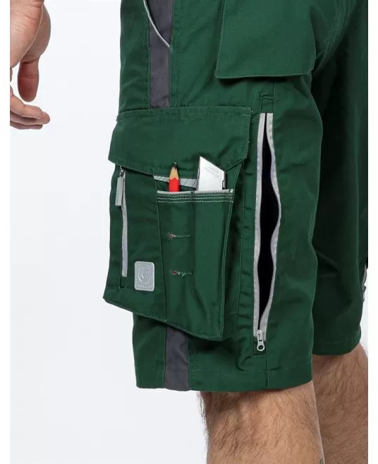 Pantaloni scurti premium Urban Plus, tercot, 270g/mp, verde Pantaloni scurti premium Urban Plus, tercot, 270g/mp, verde