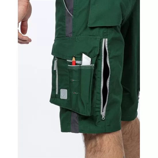 Pantaloni scurti premium Urban Plus, tercot, 270g/mp, verde Pantaloni scurti premium Urban Plus, tercot, 270g/mp, verde