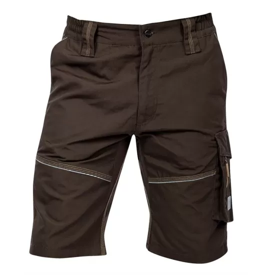 Pantaloni scurti premium Urban Plus, tercot, 270g/mp, maro Pantaloni scurti premium Urban Plus, tercot, 270g/mp, maro