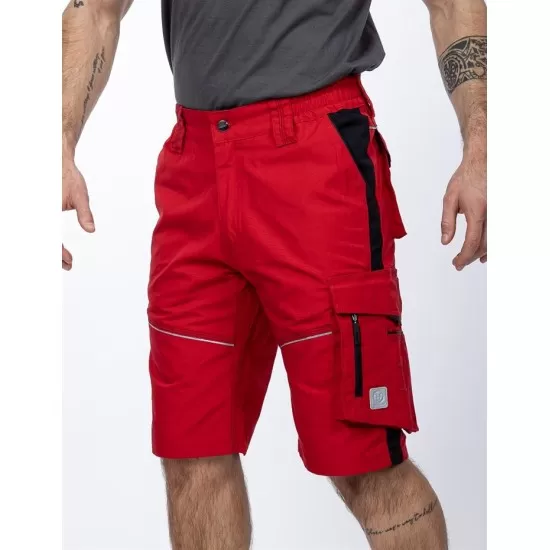 Pantaloni scurti premium Urban Plus, tercot, 270g/mp, rosu Pantaloni scurti premium Urban Plus, tercot, 270g/mp, rosu