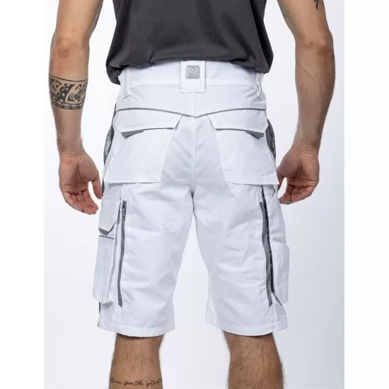 Pantaloni scurti premium Urban Plus, tercot, 270g/mp, alb Pantaloni scurti premium Urban Plus, tercot, 270g/mp, alb