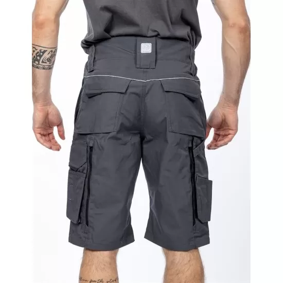 Pantaloni scurti stretch, Urban Plus, tercot, 270g/mp, gri inchis Pantaloni scurti stretch, Urban Plus, tercot, 270g/mp, gri inchis