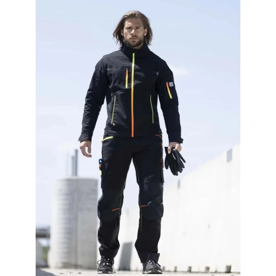 Jacheta de lucru strech, material durabil si comod, slim fit, negru Jacheta de lucru strech, material durabil si comod, slim fit, negru