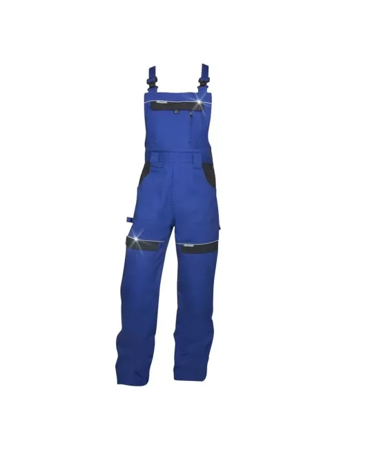 Salopeta de lucru Cool Trend, bumbac, 260g/m2 albastru royal Salopeta de lucru Cool Trend, bumbac, 260g/m2 albastru royal