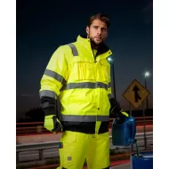 Jacheta HiVis  2-in-1, galben cu negru