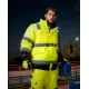 Jacheta HiVis Howard 2-in-1, galben cu negru Jacheta HiVis Howard 2-in-1, galben cu negru