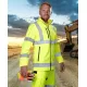 Jacheta softshell HiVis 3-in-1, galben neon Jacheta softshell HiVis 3-in-1, galben neon
