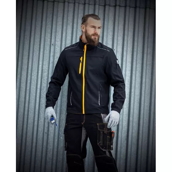 Jacheta softshell Vision, stretch, 258g/mp, negru Jacheta softshell Vision, stretch, 258g/mp, negru