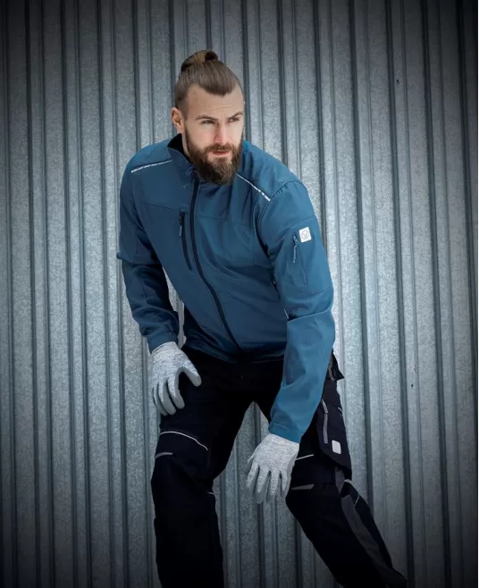 Jacheta softshell Vision, stretch, 258g/mp, albastru