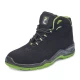Bocanci de protectie ESD foarte comozi S1P Negru cu verde Bocanci de protectie ESD foarte comozi S1P Negru cu verde