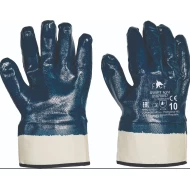 HS-04-008 Manusi imersate in nitril Swift ECO, albastru