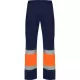 Pantaloni de vara HiVis dungi reflectorizante Daily, Bleumarin si portocaliu Pantaloni de vara HiVis dungi reflectorizante Daily, Bleumarin si portocaliu