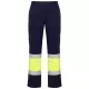 Pantaloni HiVis cu dungi reflectorizante, Daily Bleumarin/galben Pantaloni HiVis cu dungi reflectorizante, Daily Bleumarin/galben