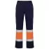 Pantaloni HiVis cu dungi reflectorizante, Daily Bleumarin/portocaliu