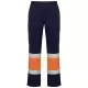 Pantaloni HiVis cu dungi reflectorizante, Daily Bleumarin/portocaliu Pantaloni HiVis cu dungi reflectorizante, Daily Bleumarin/portocaliu