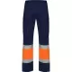 Pantaloni HiVis cu dungi reflectorizante, Daily Bleumarin/portocaliu Pantaloni HiVis cu dungi reflectorizante, Daily Bleumarin/portocaliu