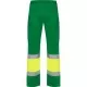 Pantaloni HiVis cu dungi reflectorizante, Daily Verde/galben Pantaloni HiVis cu dungi reflectorizante, Daily Verde/galben