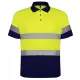 Tricou polo HiVis reflectorizant, poliester, Galben bleumarin Tricou polo HiVis reflectorizant, poliester, Galben bleumarin