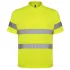 Tricou polo HiVis reflectorizant, poliester, Galben
