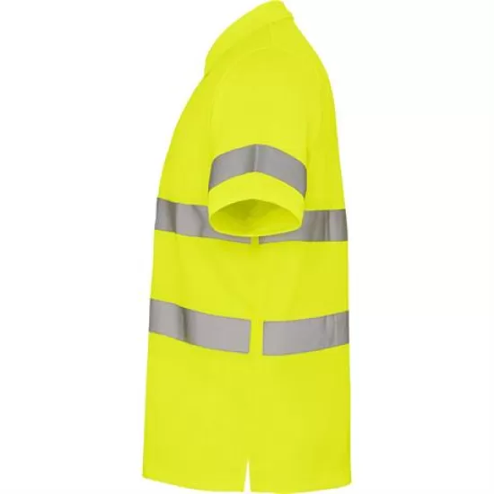 Tricou polo HiVis reflectorizant, poliester, Galben Tricou polo HiVis reflectorizant, poliester, Galben