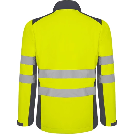 Jacheta softshell HiVis,Galben gri inchis Jacheta softshell HiVis,Galben gri inchis