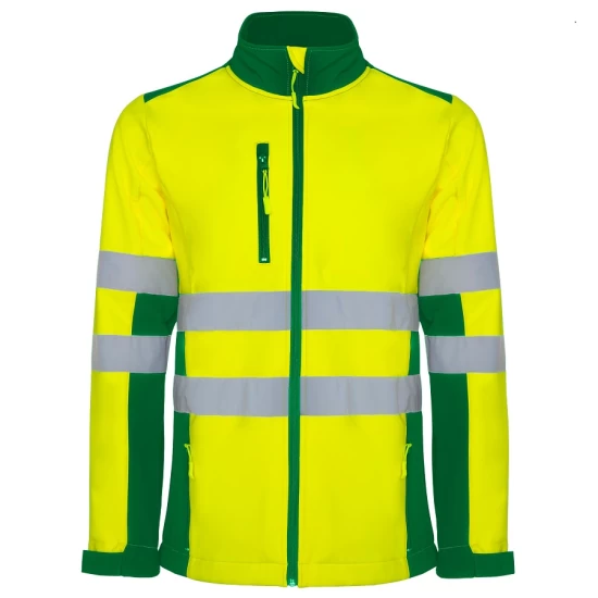 Jacheta softshell HiVis, Galben verde Jacheta softshell HiVis, Galben verde