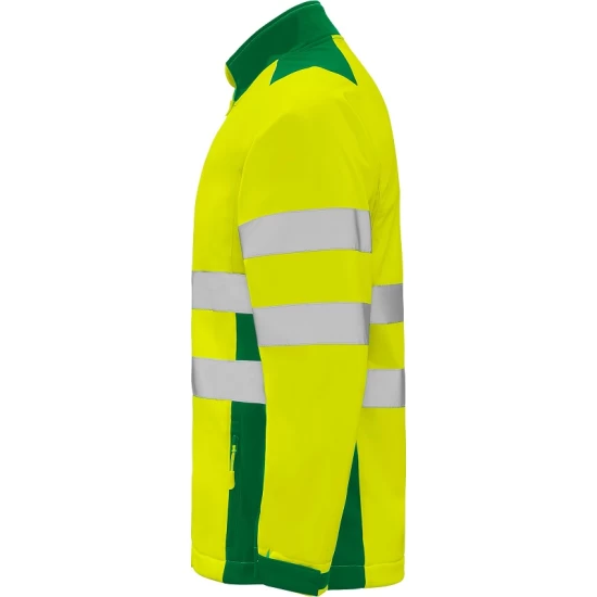 Jacheta softshell HiVis, Galben verde Jacheta softshell HiVis, Galben verde