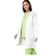 Halat alb pentru femei, tercot 195g/mp Halat alb pentru femei, tercot 195g/mp