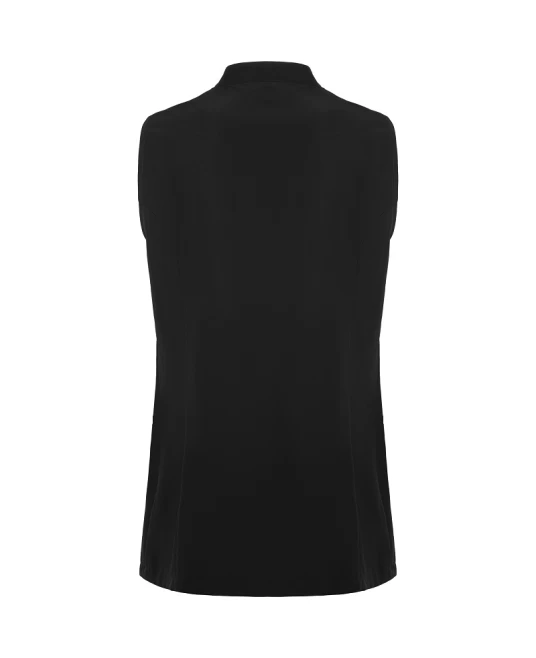 Halat fara maneci  femei, negru Halat fara maneci  femei, negru