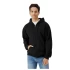 Hanorac cu gluga si fermoar Gildan, 285g/m2, negru