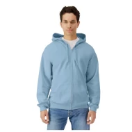 Hanorac cu gluga si fermoar Gildan, 285g/m2, albastru