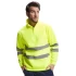 Hanorac fleece HiVis cu fermoar scurt, 280 g/mp, Galben